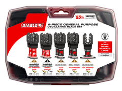 Diablo DOU9S 9 pc Universal Fit General Purpose Oscillating Blade Set (9-Piece)