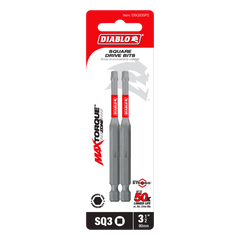 Diablo DSQ335P2 3-1/2" #3 Square Drive Bit