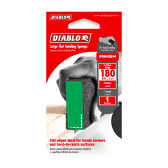 Diablo DFBLBLOSFN01G 5" x 3" x 1" 180-Grit Large Flat Edge Sanding Sponge