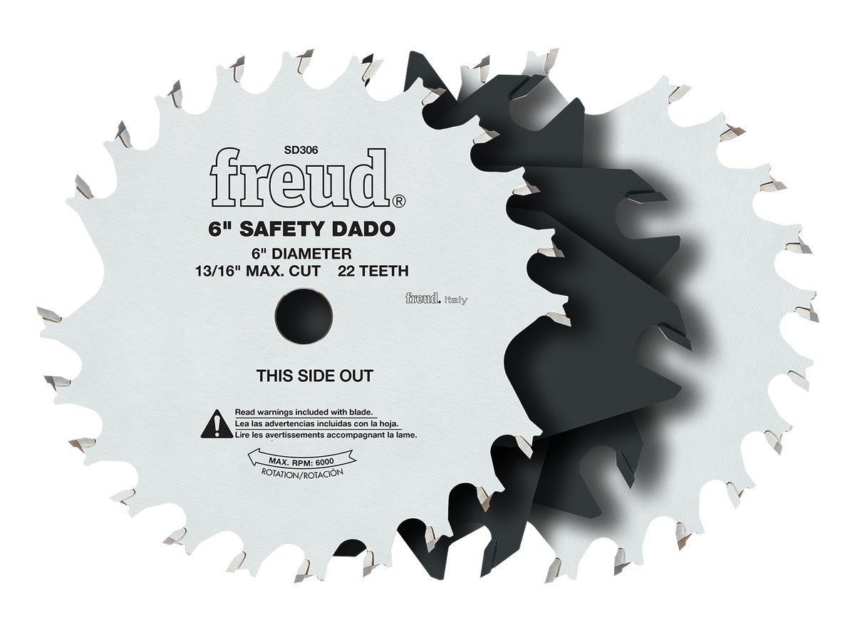 Freud SD306 6" Safety Dado Sets