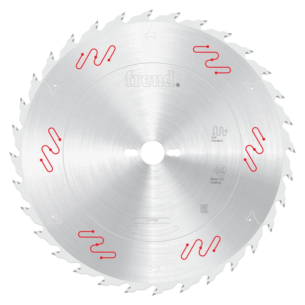 Freud LU1F03 350mm Thin Kerf Carbide Tipped Blade to Cut Solid Wood