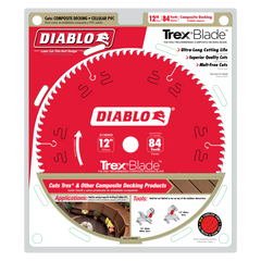 Diablo D1284CD 12" x 84-Teeth TrexBlade™ Saw Blade for Composites and Plastic