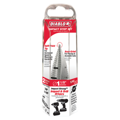 Diablo DSD1125S17 7/8" - 1-1/8" Impact Step Drill Bit (17 Steps)