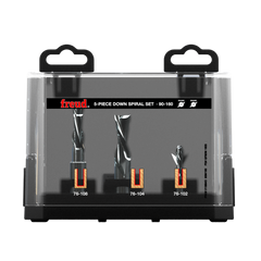 Freud 90-160 5 Piece Down Spiral Bit Set