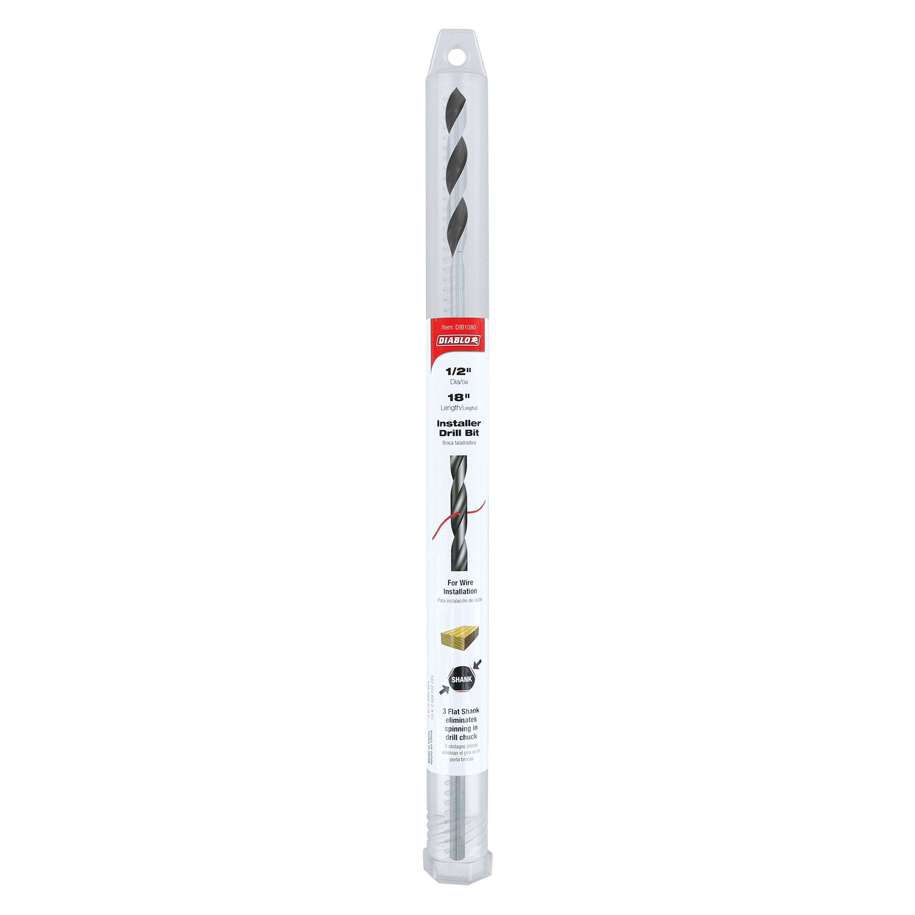 Diablo DIB1080 1/2" x 18" Installer Drill Bit for Wood