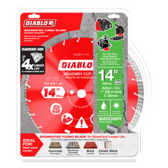 Diablo DMADST1400 14" Diamond Segmented Turbo Masonry Cut-Off Blade