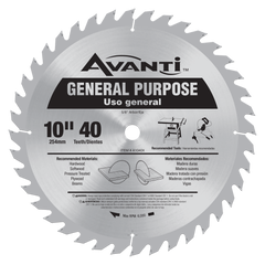 Avanti A1040X Avanti 10" X 40t General Purpose