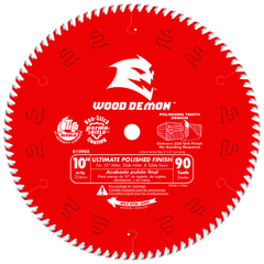 Diablo D1090X 10" x 90-Teeth Ultimate Polished Finish Saw Blade for Wood