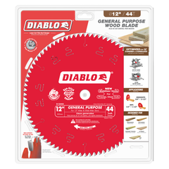 Diablo D1244X 12" x 44-Teeth General Purpose Saw Blade for Wood