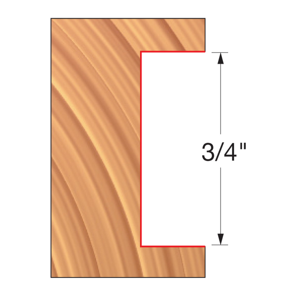 Freud UP174-IC 4" x v3/4" x 1-1/4" Groovers