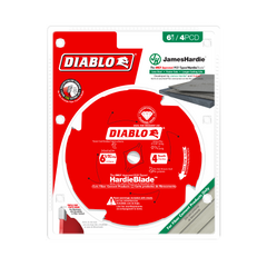 Diablo D0604DH 6-1/2" x 4-Teeth HardieBlade™ Saw Blade for Fiber Cement