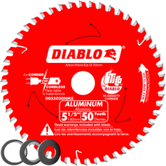 Diablo D055050NMX 5-1/2" x 50-Teeth Saw Blade for Medium Aluminum