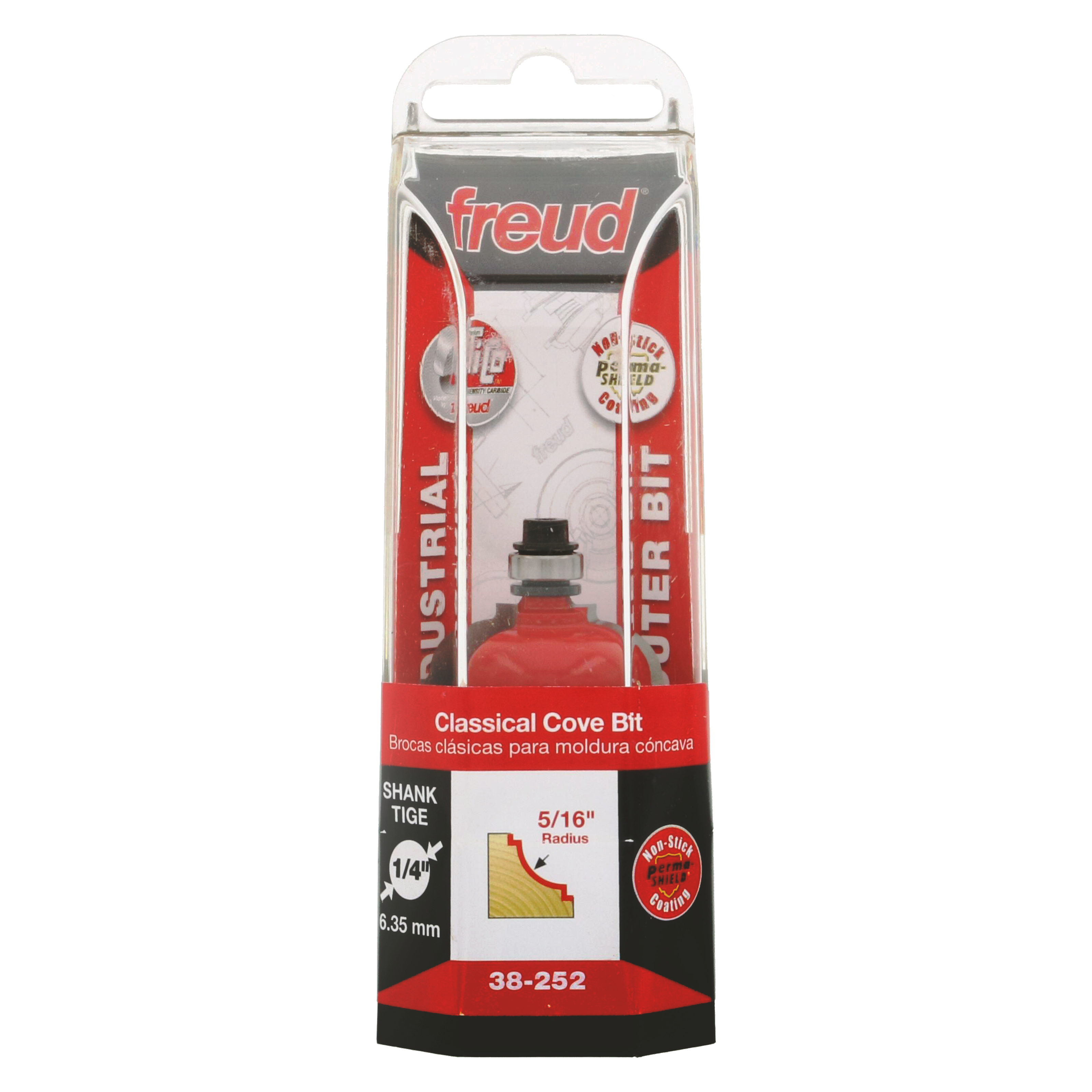 Freud 38-252 5/16" Radius Classical Cove Bit