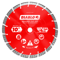 Diablo DMADST1000 10" Diamond Segmented Turbo Masonry Cut-Off Blade