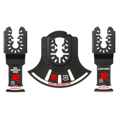 Diablo DOU3BS 3 pc Universal Fit Bi-Metal Oscillating Blade Set (3-Piece)