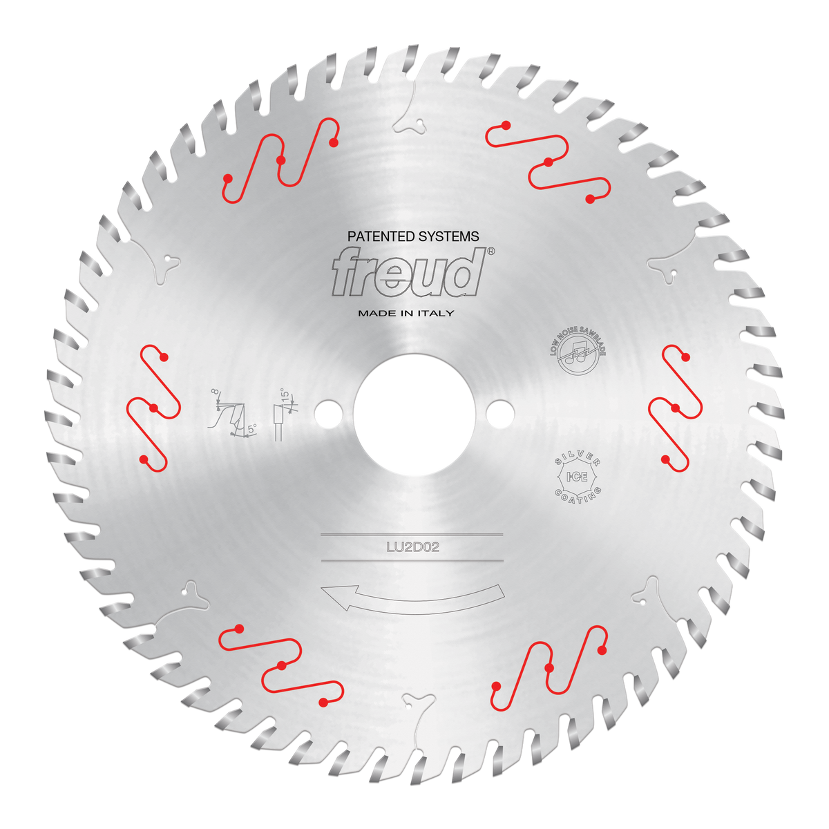 Freud LU2D02 180mm Thin Kerf Carbide Tipped Blade for Crosscutting