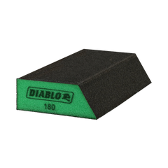 Diablo DFBLANGSFN04G 5" x 3" x 1" 180-Grit Corner Contact Sanding Sponges (4-Pack)