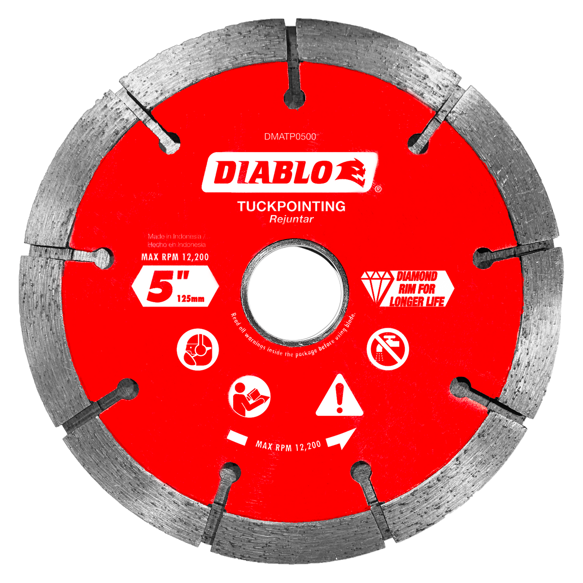 Diablo DMATP0500 5" Diamond Tuck Point Masonry Disc