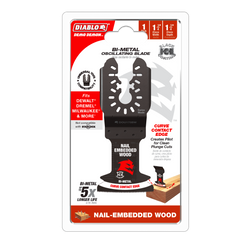 Diablo DOU175BW 1-3/4" Diablo Demo Demon™ Bi-Metal Oscillating Blade for Nail-Embedded Wood