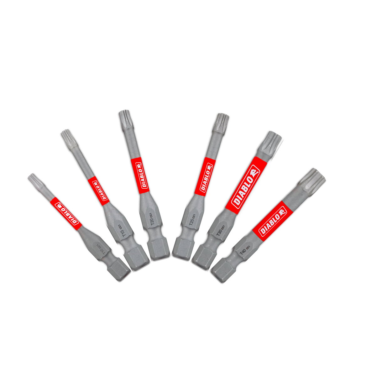 Diablo DTV2-S6 2" Torx Drive Bits (6-Piece)