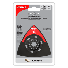 Diablo DOS60CGSP 3-1/2" 60-Grit Starlock Oscillating Sanding Plate