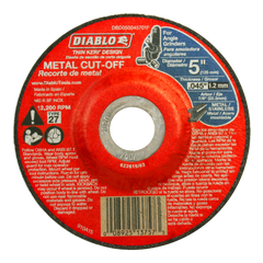 Diablo DBD050045701F 5" Type 27 Metal Cut-Off Disc