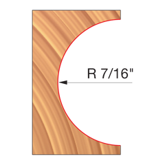 Freud UP106-IC 3-9/16" x 7/8" x 1-1/4" Convex Radius Cutters