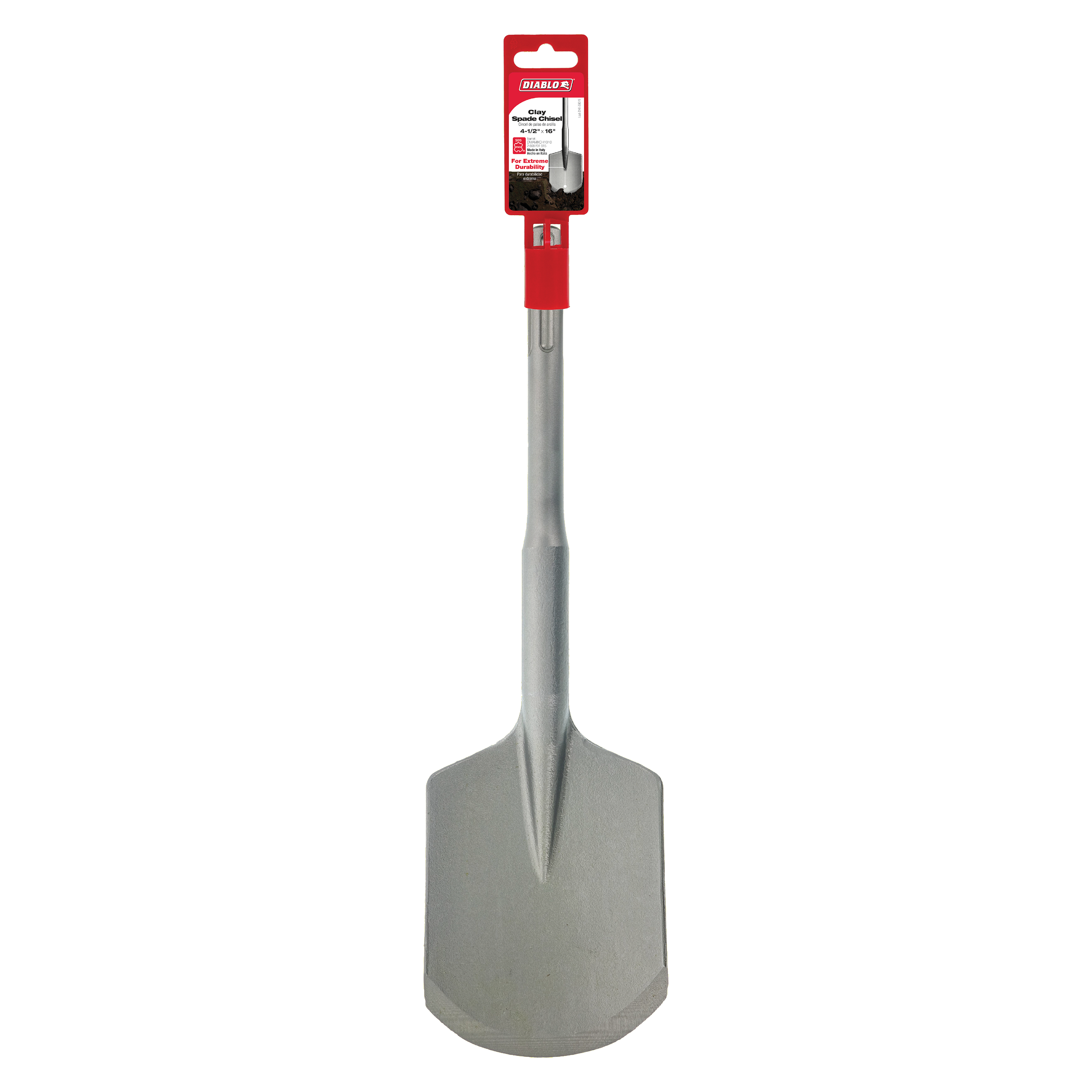 Diablo DMAMXCH1010 4.5" x 16" SDS-Max Clay Spade Chisel