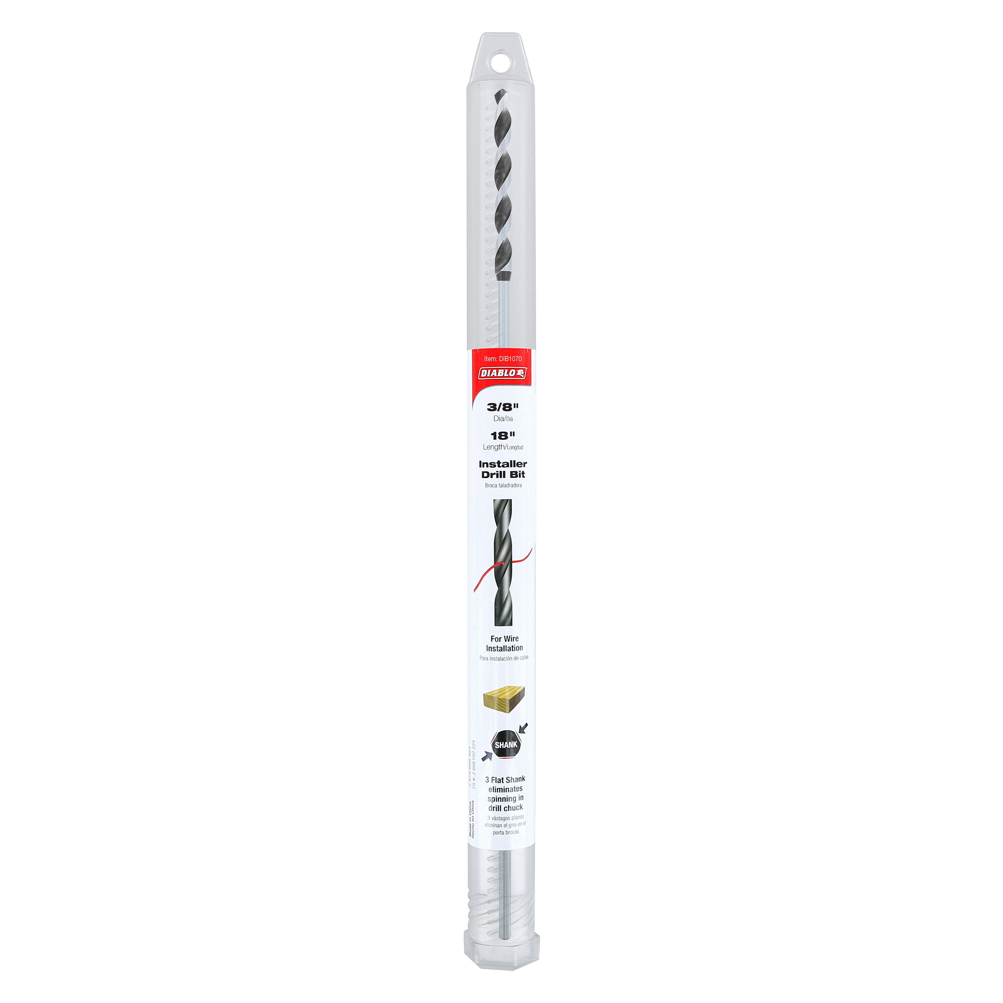 Diablo DIB1070 3/8" x 18" Installer Drill Bit for Wood