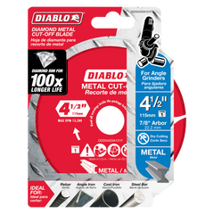 Diablo DDD045DIA101F 4-1/2" Diamond Metal Cut-Off Disc