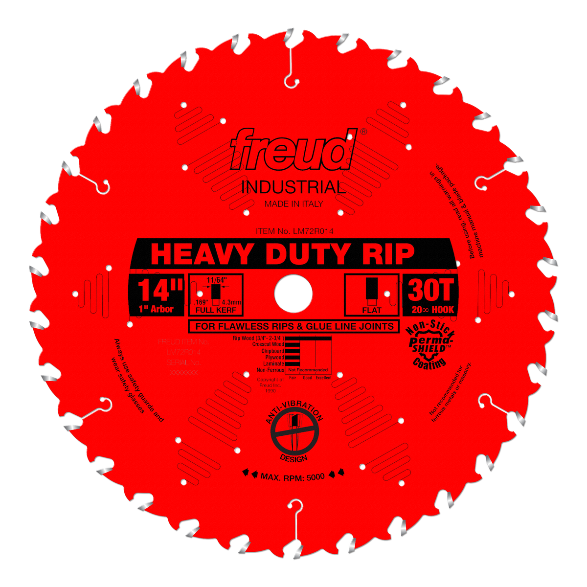 Freud LM72R014 14" Heavy-Duty Rip Blade