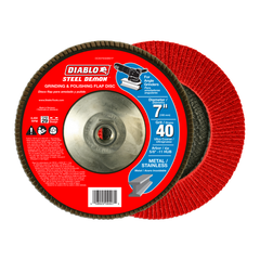 Diablo DCX070040B01F 7" 40-Grit Steel Demon™ Flap Disc for Metal