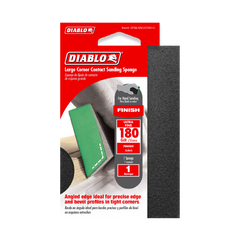 Diablo DFBLANGSFN01G 5" x 3" x 1" 180-Grit Corner Contact Sanding Sponge