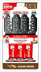 Diablo DOU125JCW3 1-1/4”(w) x 1-3/4”(d) AMPED™ Demo Demon™ Universal Fit Carbide Teeth Oscillating Blade for Clean Wood (3-pk)