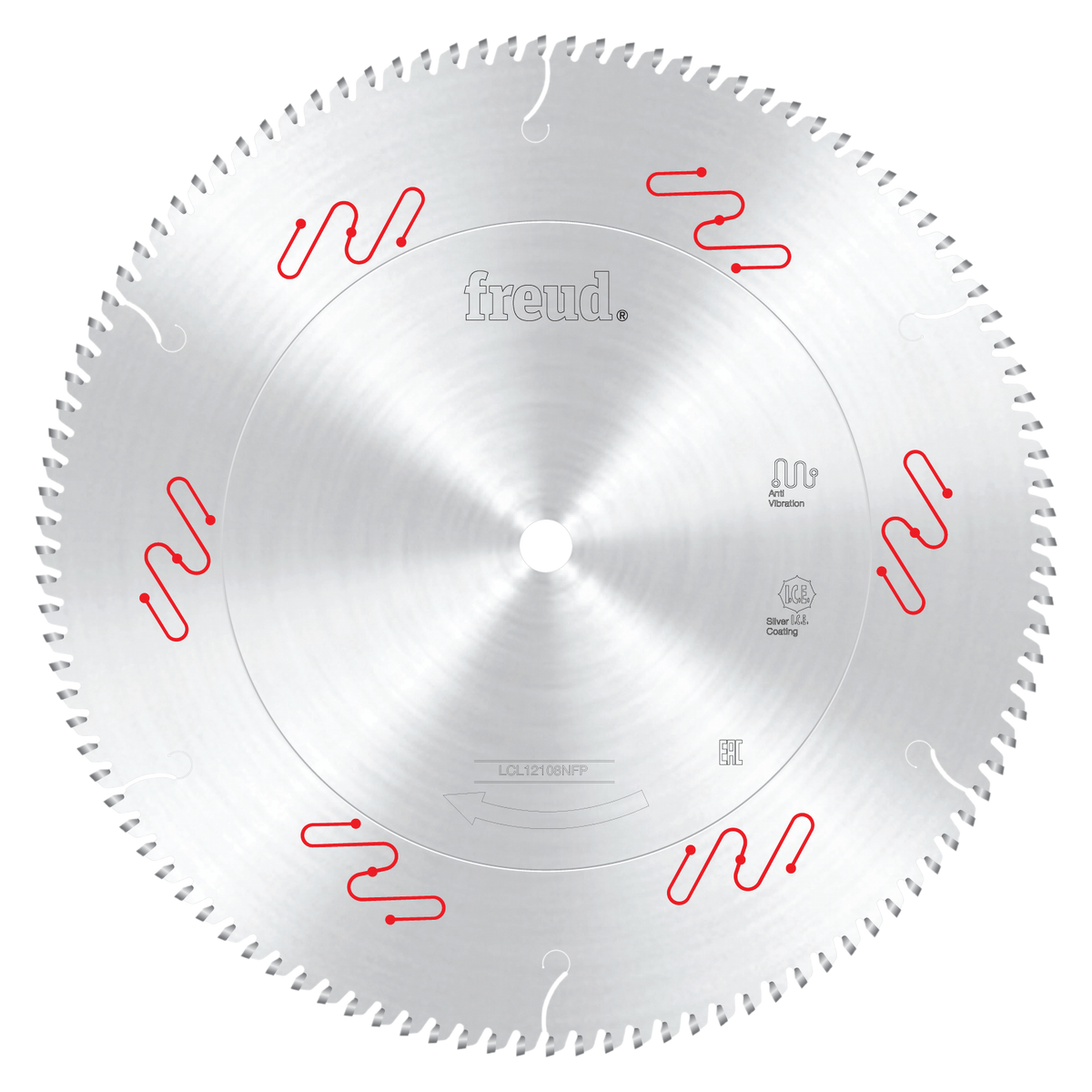 Freud LCL12108NFP 12" Carbide Tipped Saw Blade for Crosscutting