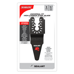 Diablo DOUSEAL 1-1/2" Universal Fit High Carbon Steel Oscillating Blade for Sealant Removal