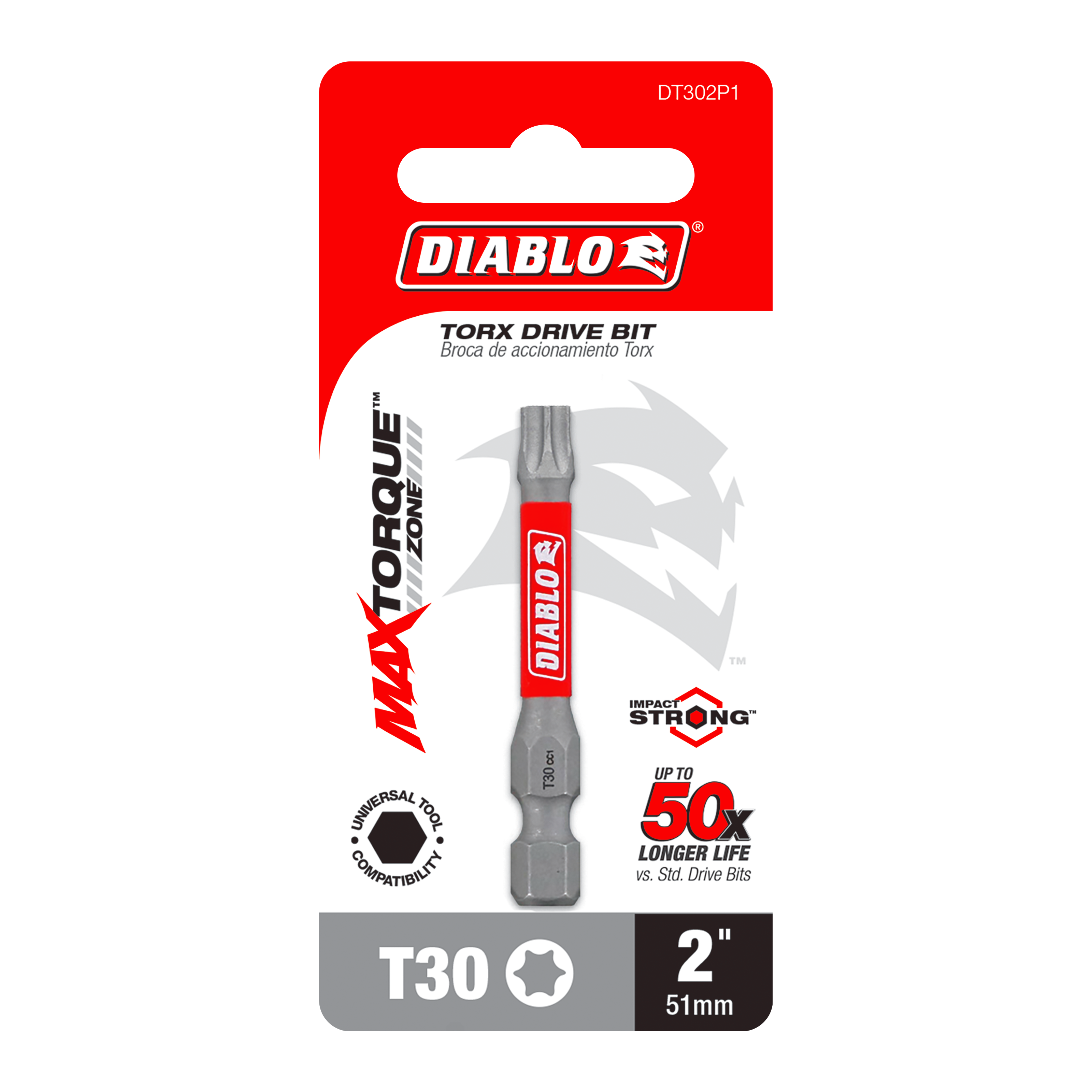 Diablo DT302P1 2" #30 Torx Drive Bit