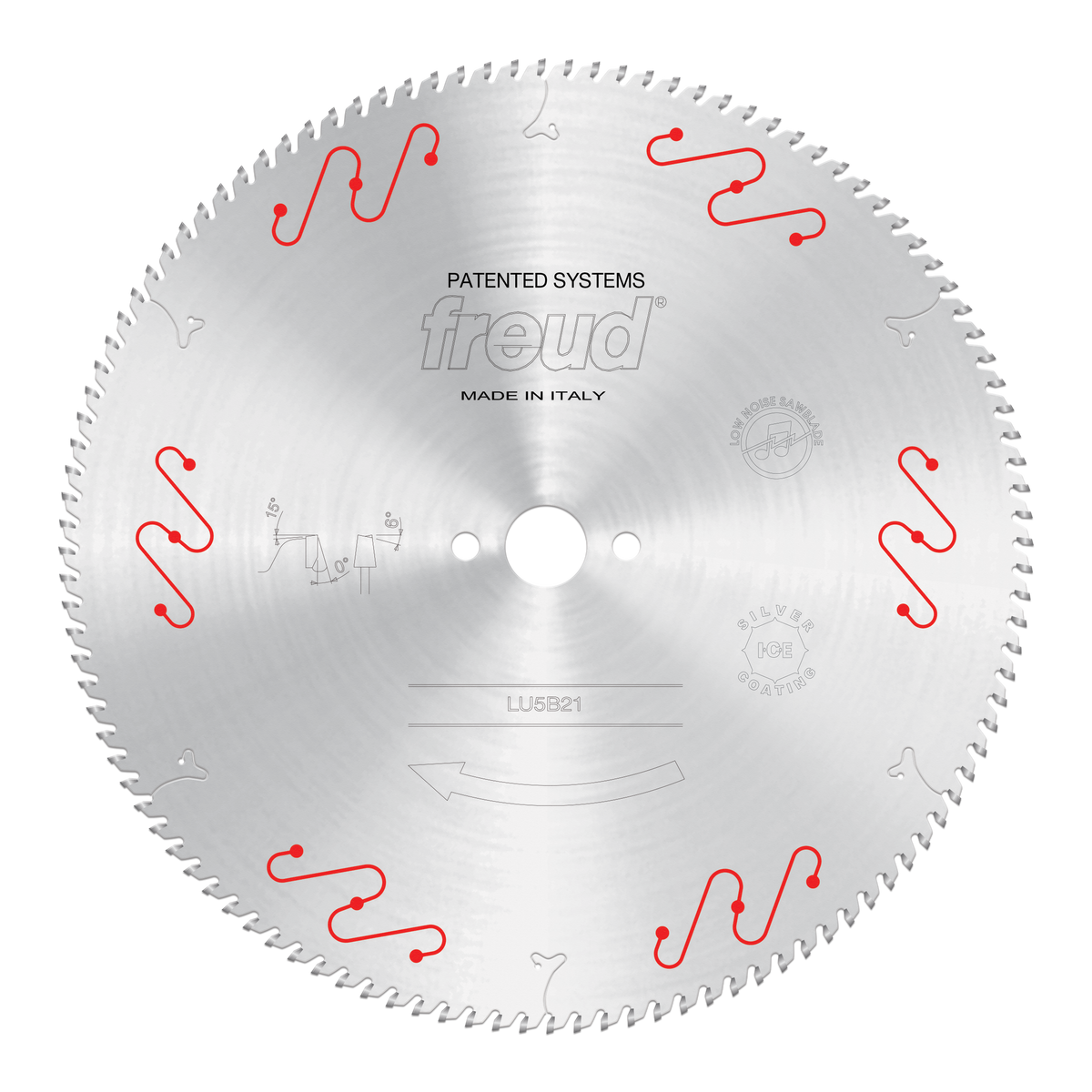 Freud LU5B21 380mm Thin to Medium Aluminum & Non Ferrous Blades with Mechanical Clamping