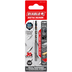 Diablo DMD1164JP1 11/64" Metal Demon™ Drill Bit for Mild, Hardened and Stainless Steels