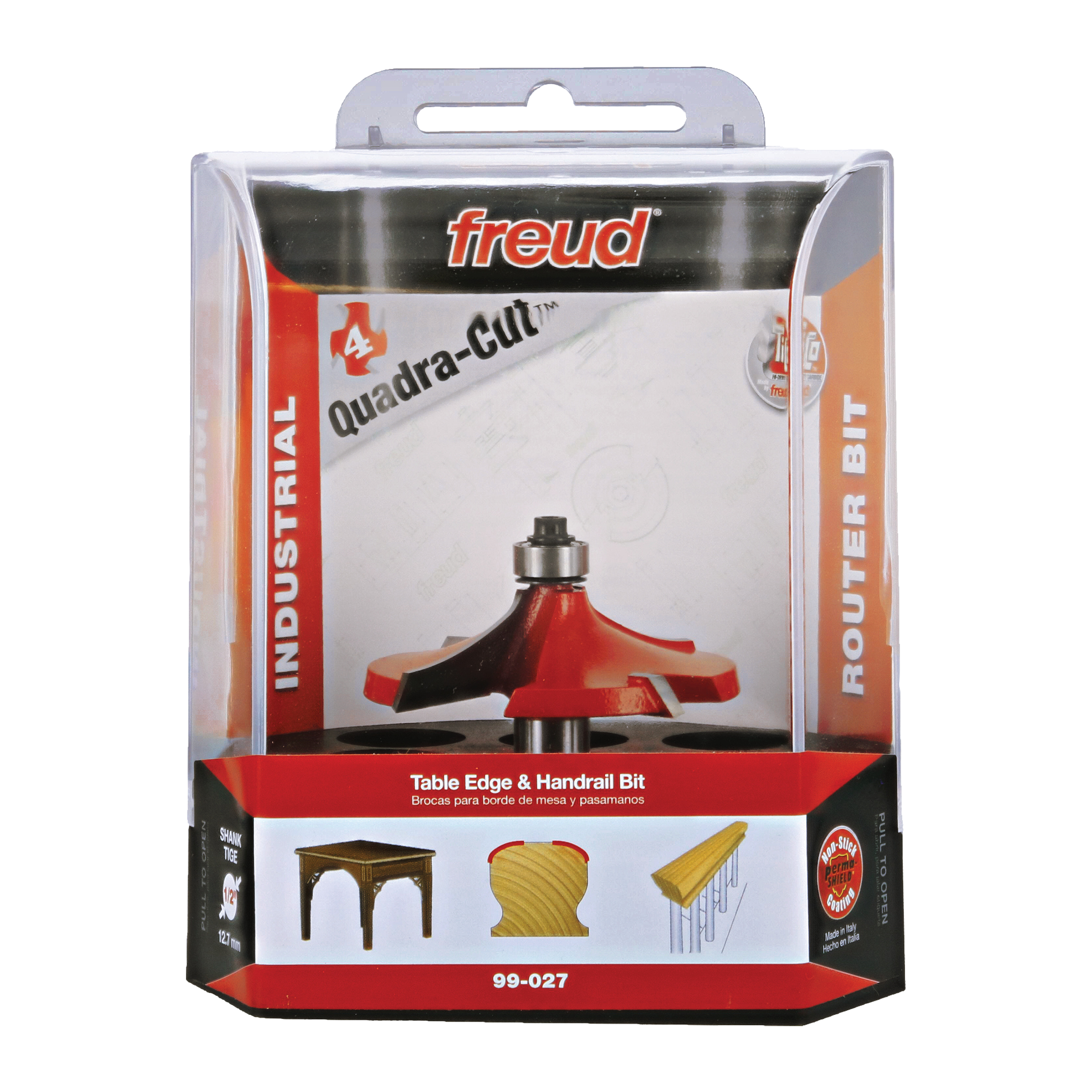 Freud 99-027 2-19/32" (Dia.) Table Edge & Handrail Bit (Quadra-Cut)