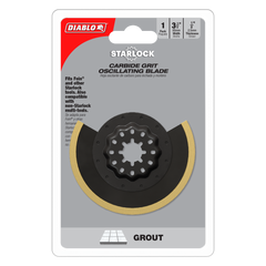 Diablo DOS3375RCGX 3-3/8" Starlock Carbide Grit Oscillating Blade for Grout