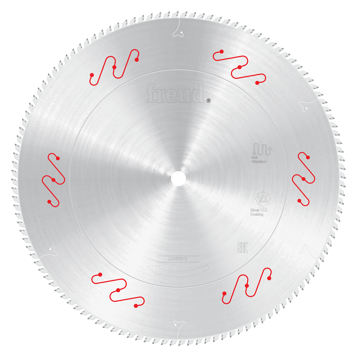 Freud LU5B3572 22" Thin to Medium Aluminum & Non Ferrous Blades with Mechanical Clamping