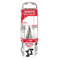 Diablo DSD0875S12 3/8" - 7/8" Impact Step Drill Bit (12 Steps)