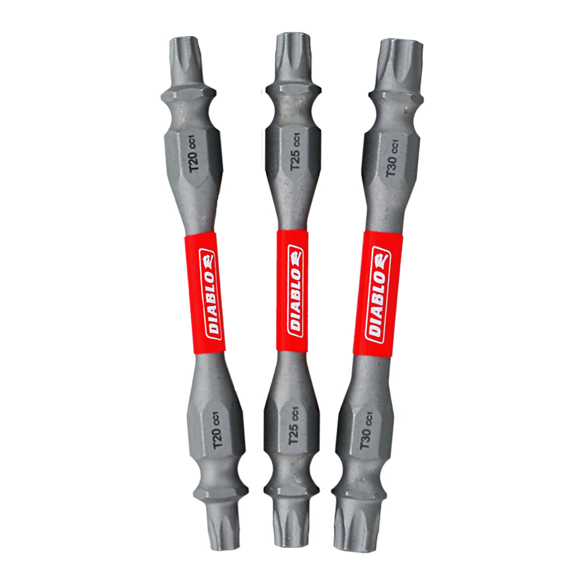 Diablo DDETV25-S3 2-1/2" Double-Ended Torx Drive Bits (3-Piece)