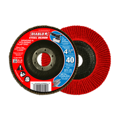 Diablo DCX045040N01F 4-1/2" Steel Demon™ Flap Disc 40 Grit - Type 29