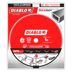 Diablo D1272N 12" x 72-Teeth Saw Blade for Thick Aluminum