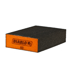 Diablo DFBBLOCMED03G 4" x 2-1/2" x 1" 60-Grit Flat Edge Sanding Sponges (3-Piece)