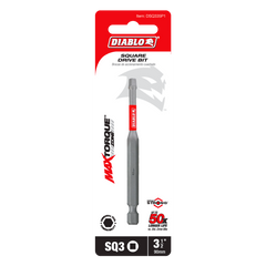 Diablo DSQ335P1 3.5" #3 Square Drive Bit