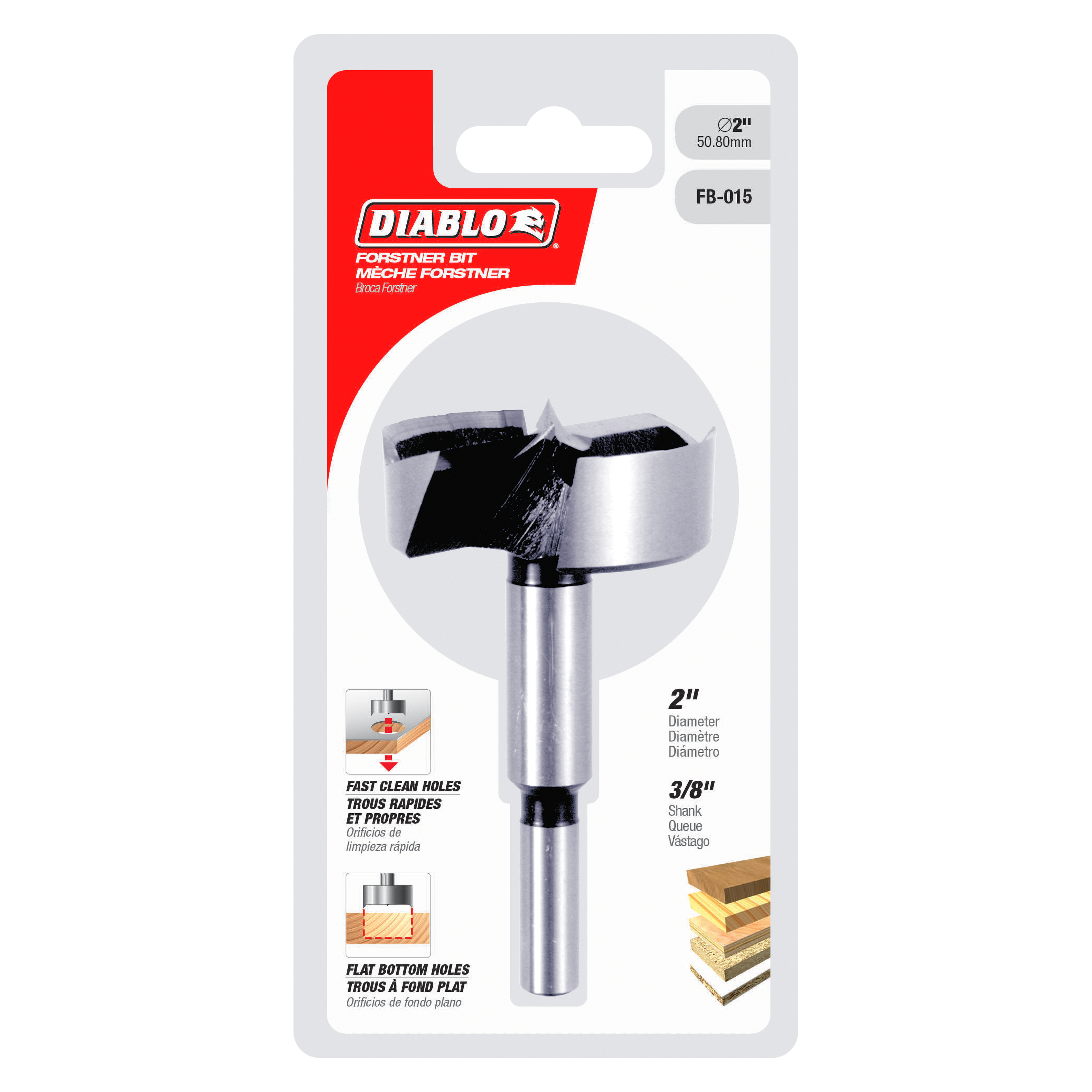 Diablo FB-015 2" Forstner Bit for Wood