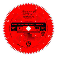 Freud LU96R012 12" Thin Kerf Double Sided Laminate/Melamine